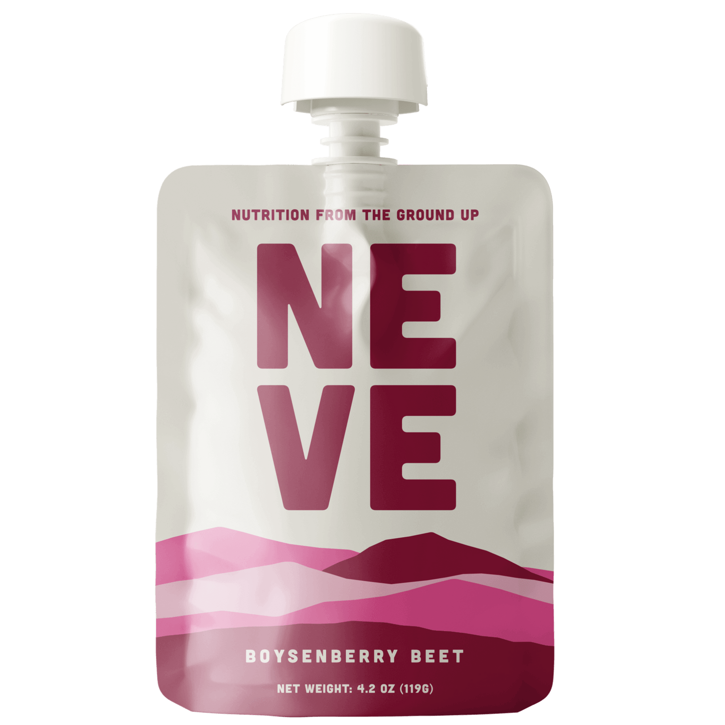 Boysenberry Beet energizing plant-based smoothie pouch package