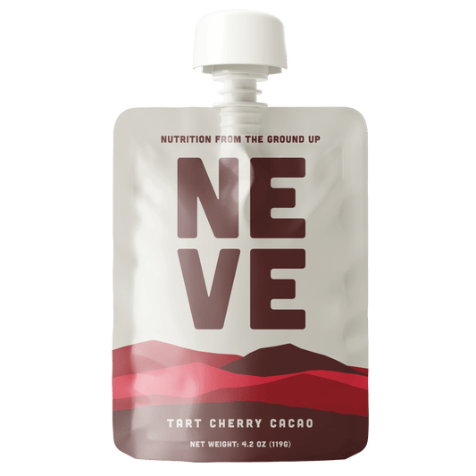 Tart Cherry Cocoa recovery plant-based smoothie pouch package