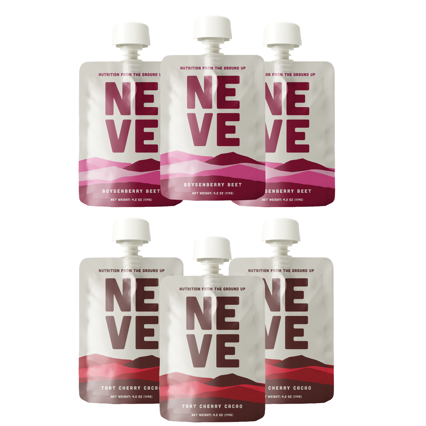 Variety Pack - 3 Boysenberry Beet & 3 Tart Cherry Cacao